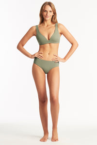 Vesper Mid Bikini Pant - Sage