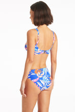 Load image into Gallery viewer, Cabana Mid Bikini Pant - Cobalt