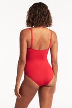 Load image into Gallery viewer, Essentials Cross Front Multifit One Piece - Red