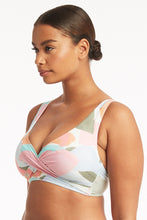 Load image into Gallery viewer, Paintball Cross Front Multifit Bra Top - Sage