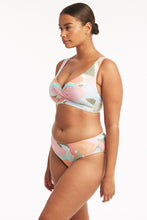 Load image into Gallery viewer, Paintball Cross Front Multifit Bra Top - Sage