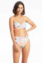 Load image into Gallery viewer, Paintball Twist Front Bandeau - Sage