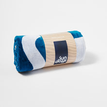 Load image into Gallery viewer, Luxe Towel Nouveau Bleu - Indigo