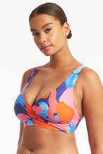 Load image into Gallery viewer, Paintball Cross Front Multifit Bra Top - Royal