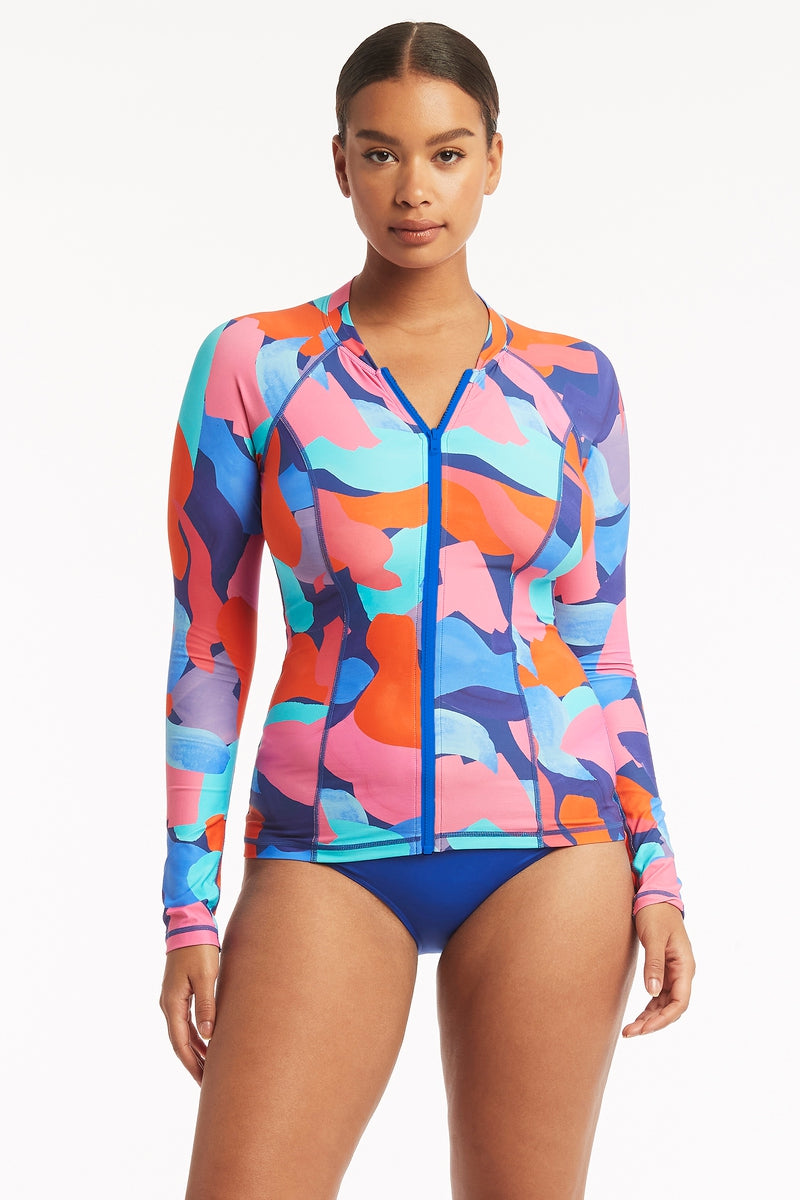 Paintball Long Sleeved Rash Vest - Royal