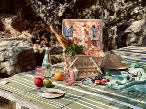 Small Picnic Basket Call Of The Wild - Peachy Pink