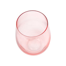 Load image into Gallery viewer, Cheers Stemless Glass Tumblers Powder Pink Set of 2