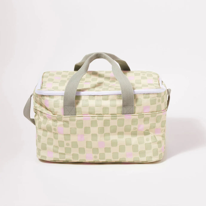 Large Cooler Bag Checkerboard