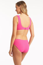 Load image into Gallery viewer, Vesper Mid Bikini Pant - Hot Pink