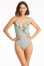 Load image into Gallery viewer, Capri Frill One Piece - Khaki