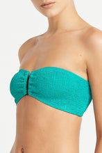 Load image into Gallery viewer, Blake Bandeau Turquoise Shimmer