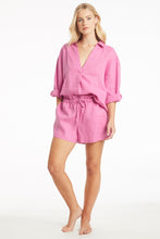 Load image into Gallery viewer, Tidal Linen Kyoto Shirt - Pink