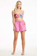 Load image into Gallery viewer, Tidal Linen Skipper Short - Pink