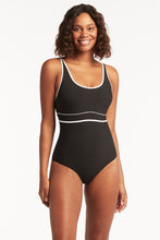 Load image into Gallery viewer, Elite DD/E Panelled One Piece - Black