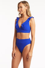 Load image into Gallery viewer, Messina Frill Multifit Bra Top - Cobalt