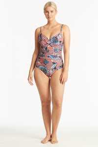Pilgrim Twist Front Dd/E One Piece - Tangerine