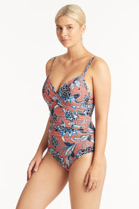 Pilgrim Twist Front Dd/E One Piece - Tangerine