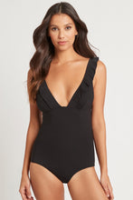 Load image into Gallery viewer, Essentials Frill One Piece | Black