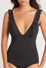 Load image into Gallery viewer, Essentials Frill One Piece | Black