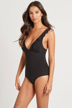 Load image into Gallery viewer, Essentials Frill One Piece | Black