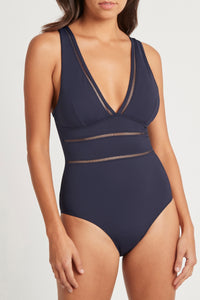 Essentials Spliced One Piece - Night Sky