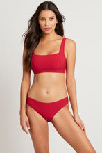 Load image into Gallery viewer, Messina Square Neck Bra Top - Red