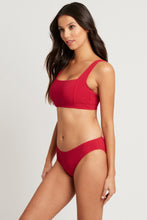 Load image into Gallery viewer, Messina Square Neck Bra Top - Red