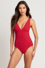 Load image into Gallery viewer, Panel Line Multifit One Piece - Red