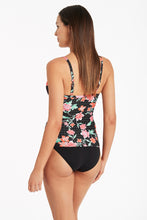 Load image into Gallery viewer, Mauritius Twist Front Dd/E Cup Singlet Top - Black