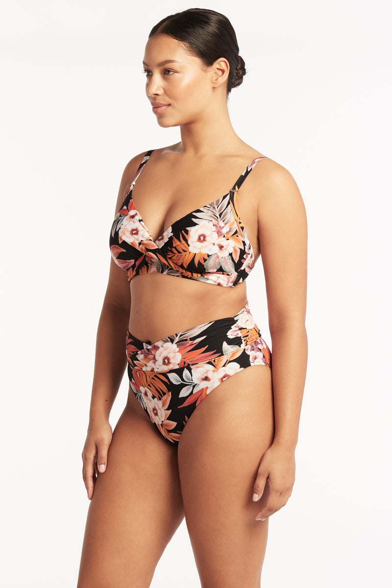 Escape Twist Front Dd/E Bra - Black