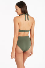 Load image into Gallery viewer, Sealevel Australia Swimwear, Essentials Retro High Waist Pant - Khaki. Sealevel swimwear