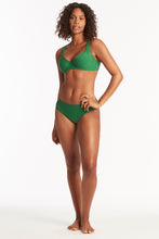 Load image into Gallery viewer, Honeycomb Mid Bikini Pant green