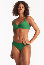 Load image into Gallery viewer, Honeycomb Mid Bikini Pant green