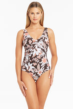 Load image into Gallery viewer, Tamarin Tank Style D/Dd Cup Shirred One Piece