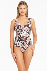 Tamarin Tank Style D/Dd Cup Shirred One Piece