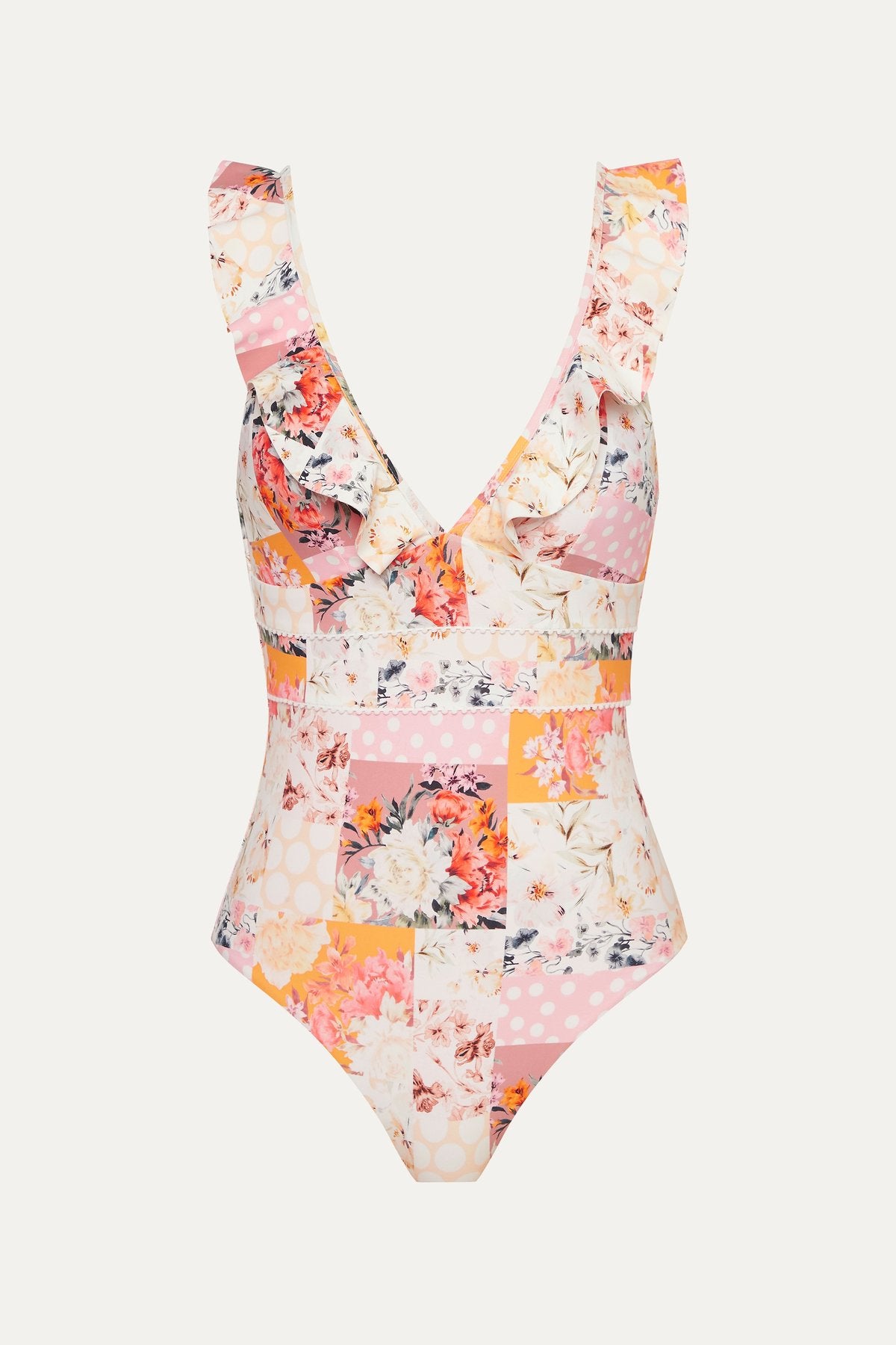 Serene Multi Fit Frill One Piece - Primrose