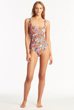 Load image into Gallery viewer, Parkland Square Neck One Piece Khaki