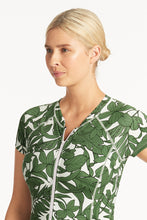Load image into Gallery viewer, Retreat Short Sleeved Multifit One Piece - Olive