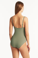 Load image into Gallery viewer, Vesper Square Neck One Piece - Sage