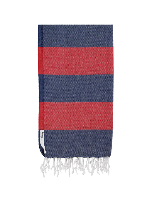 Knotty Superbright Turkish Towel - Nautical