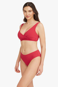 Messina Mid Bikini Pant - Red