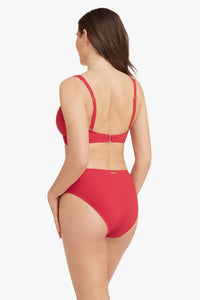 Messina Mid Bikini Pant - Red