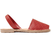 Load image into Gallery viewer, Avarcas Menorcan Sandals Fornells | Red