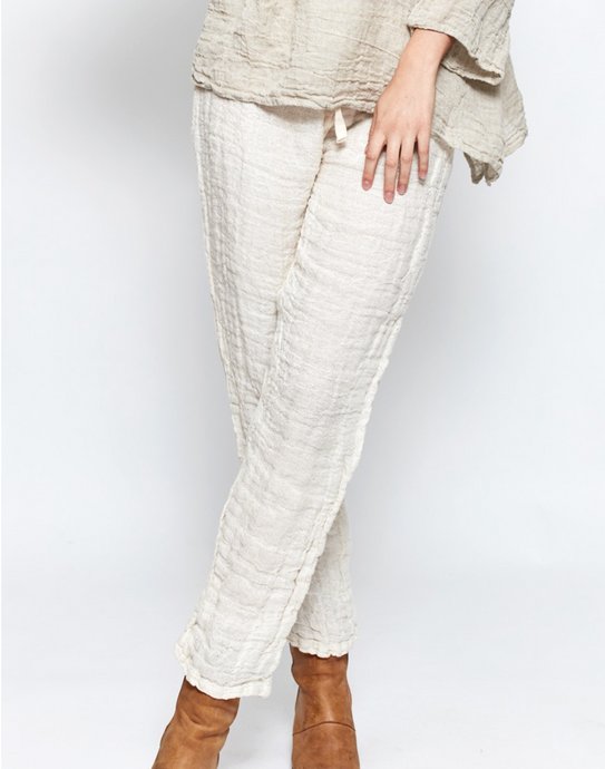 Leisure Pant Tapered Leg | Canapa Cestinato