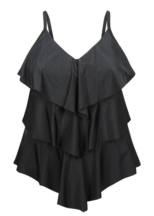 Black 3 Tier One Piece