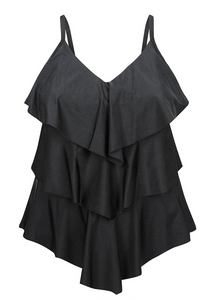 Black 3 Tier One Piece