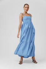 Load image into Gallery viewer, Sia Dress - blue Gingham
