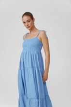 Load image into Gallery viewer, Sia Dress - blue Gingham