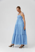 Load image into Gallery viewer, Sia Dress - blue Gingham