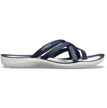 Load image into Gallery viewer, Crocs Australia Swiftwater Webbing Flip | Navy/White One Country mouse Yamba